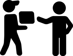 Delivery Man Laser Cut Svg File, Free Vectors File
